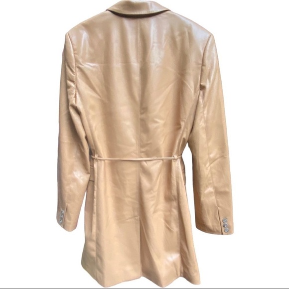 NANUSHKA Remi Vegan Leather Blazer Dress - Picture 5 of 8